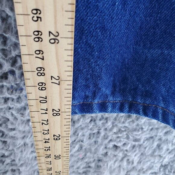 Hunt Club Jeans Womens 12 Blue Straight-Leg High-Rise Vintage Denim *Read* - Picture 7 of 10